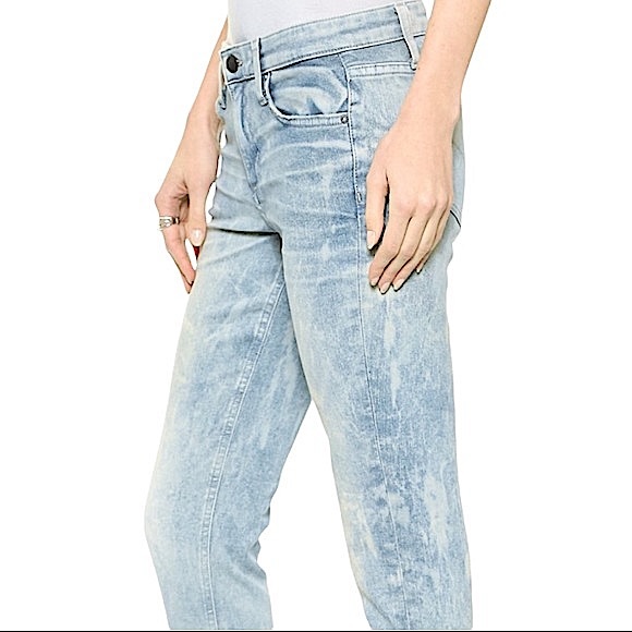 Joes JD size W 31 light wash skinny jeans with a tie dye/bleach dye type design - Picture 13 of 16